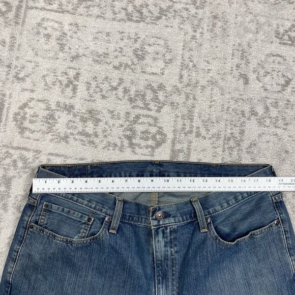 Levis 559 Jeans Mens Relaxed Straight Fit Denim Blue Wash Pants Size 38x34 - Picture 2 of 5